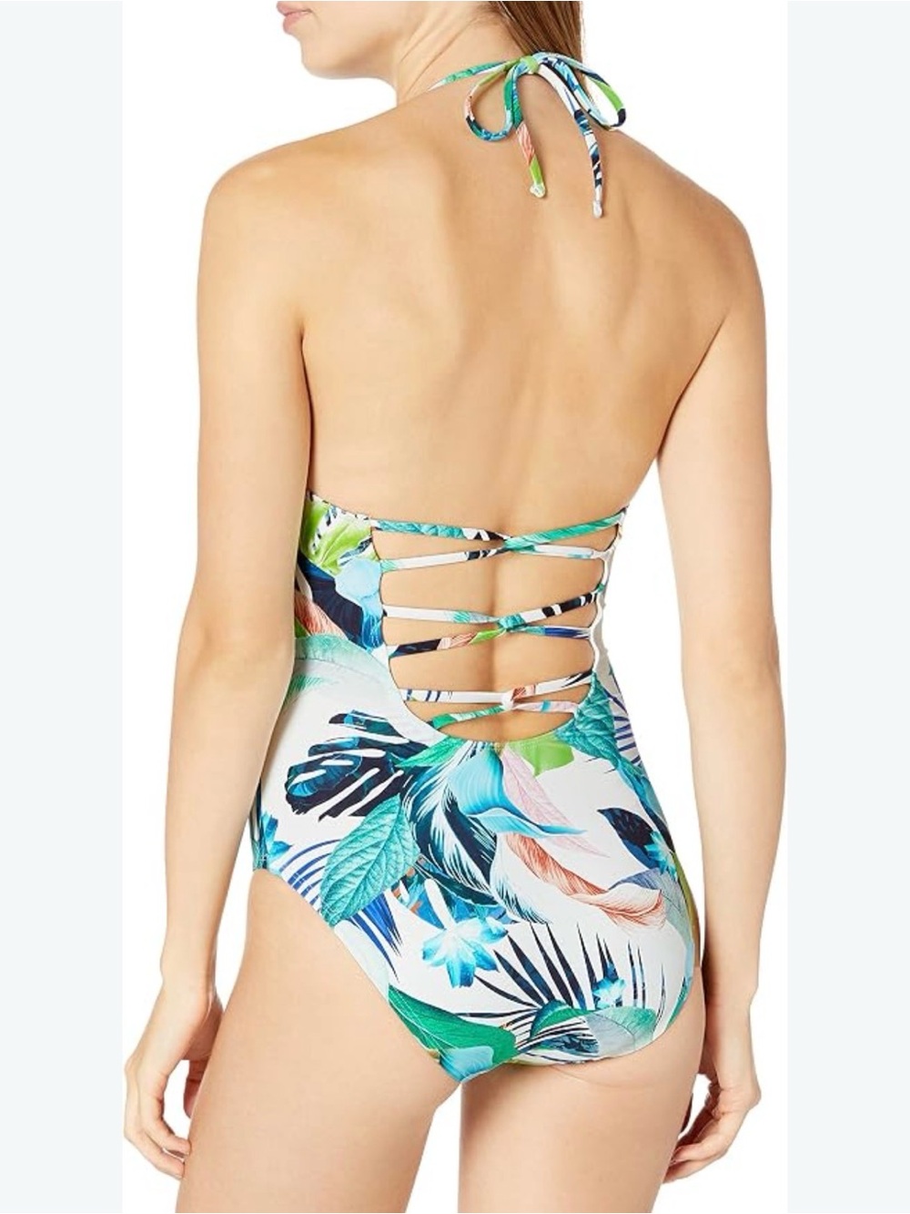 NWT La Blanca Tropical One Piece Bathing Suit Size 6 - Picture 2 of 11
